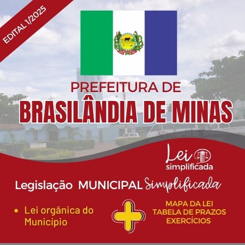 Concurso da Prefeitura de Brasilândia de Minas