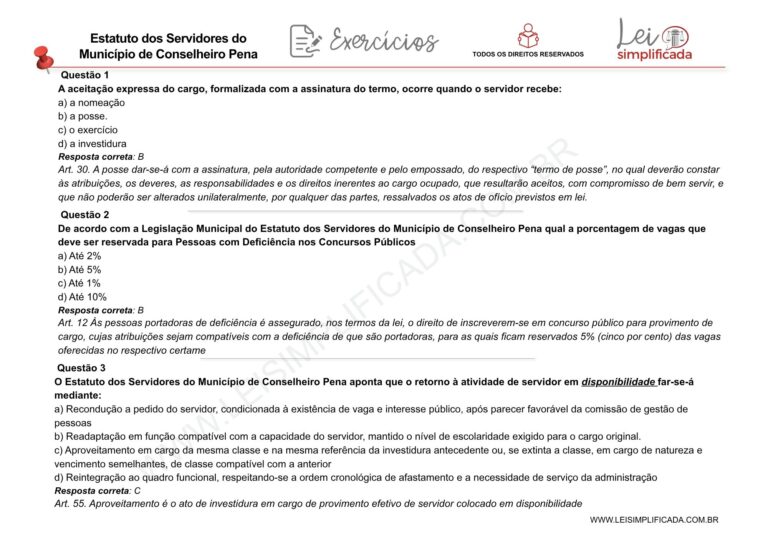 Concurso Conselheiro Pena